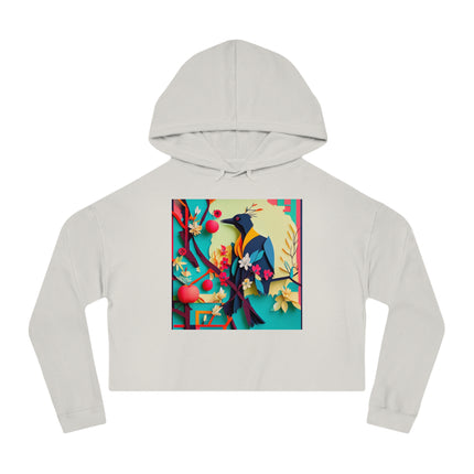 Curious Crow Women’s Cropped Hooded Sweatshirt