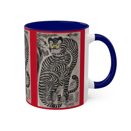 Talismanic Tiger Colorful Mugs, 11oz