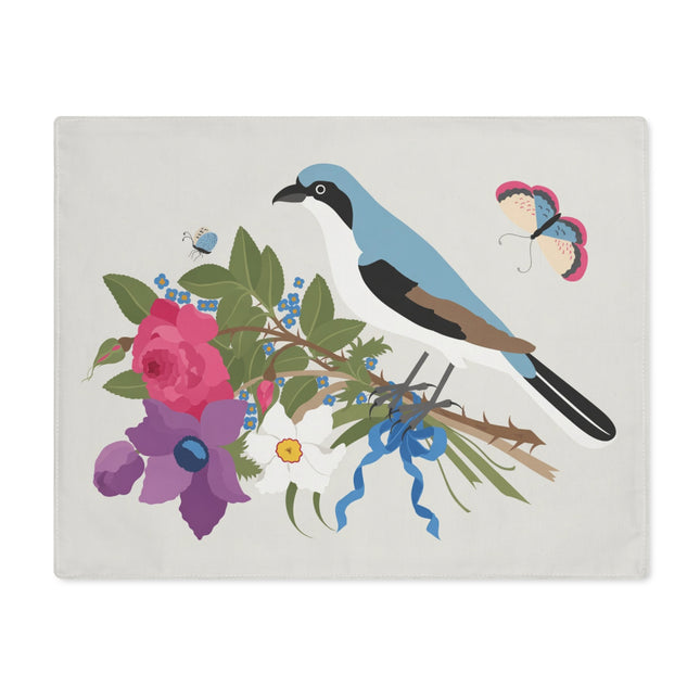 Bluebird & Butterfly Placemat – Spring Harmony & Delicate Beauty