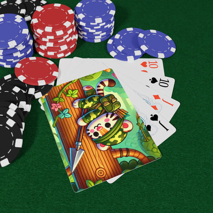 Stealthy Stripes Playing Cards