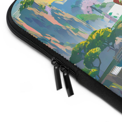 Cyberpunk Samurai Owl Laptop Sleeve