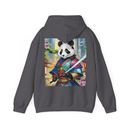 Cyberpunk Samurai Panda – Heavy Blend™ Hooded Sweatshirt