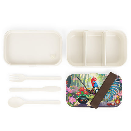 Cyberpunk Rooster Bento Lunch Box