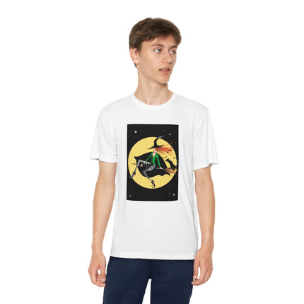 A Witch’s Moonlit Flight Youth Competitor Tee