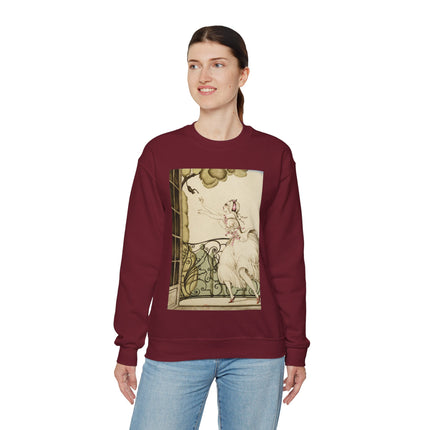 Sur talons rouges (On Red Heels) pl 02 by Gerda Wegener Heavy Blend™ Crewneck Sweatshirt
