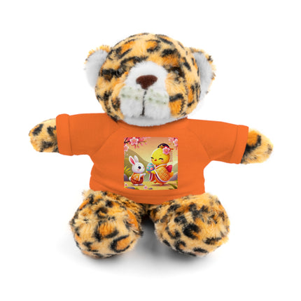 Whimsical Springtime Exchange Stuffed Animals with Tee
