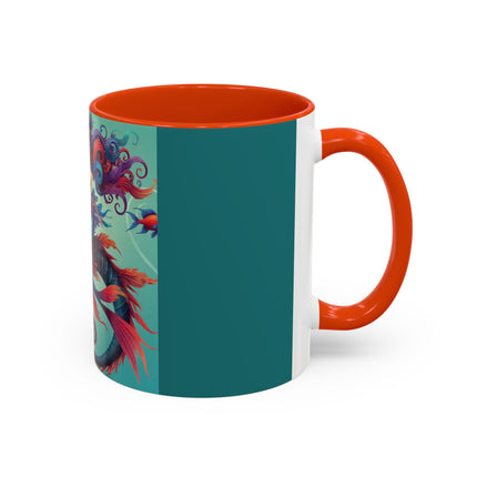 Mermaid & Sea Dragon Mug – Ocean Guardian & Mythic Beauty