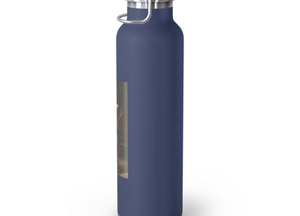 A Rich Kirghiz Huntsman with a Falcon by Vasily Vereshchagin Copper Vacuum Insulated Bottle, 22oz