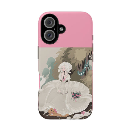 Rococo Garden Reader Phone Case – Whimsical Elegance & Timeless Charm