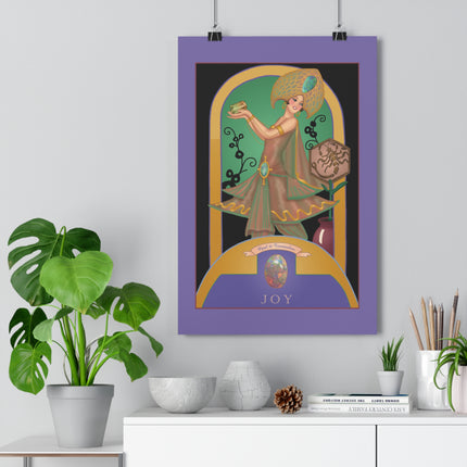 October & Opal, Tourmaline (from the Gem Series) by Sofia Chiostri Giclée Art Print