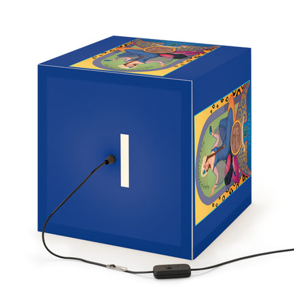 December & Tanzanite Zodiac Light Cube Lamp