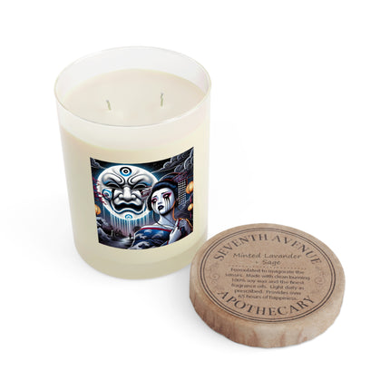 Geisha’s Black Ink Tears Scented Candle - Full Glass, 11oz
