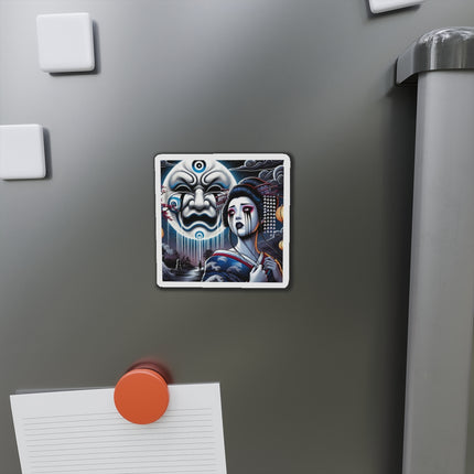 Geisha’s Black Ink Tears Die-Cut Magnets (5 Sizes)