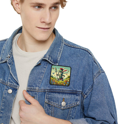 Rabbit Gladiator Iron-On Patches