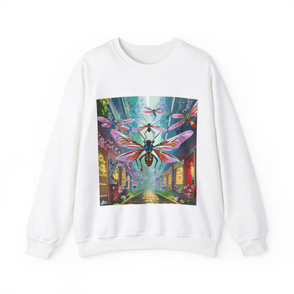 Neon Swarm Unisex Heavy Blend™ Crewneck Sweatshirt