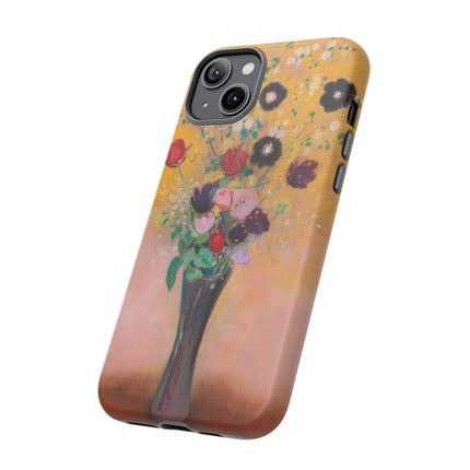 Vase of Flowers by Odilon Redon Phone Cases