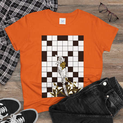 The Crossword Women's Midweight Cotton Tee