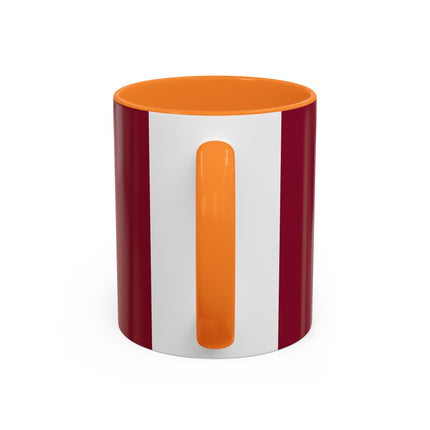 Elegant Holiday Woman with Gifts Colorful Mugs (11oz, 15oz)