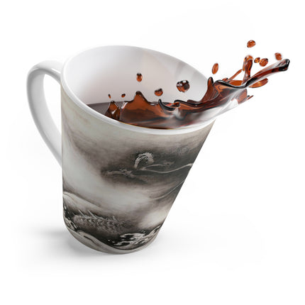 Japanese dragon by Yamada Dōa Latte Mug