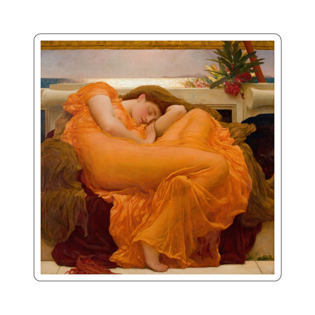 Flaming June by Frederic Leighton Kiss-Cut Stickers (4 Sizes)