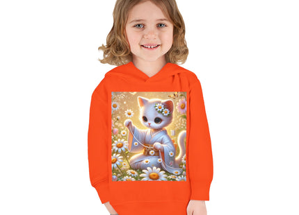 Daisy Chain Whimsy Toddler Pullover Fleece Hoodie