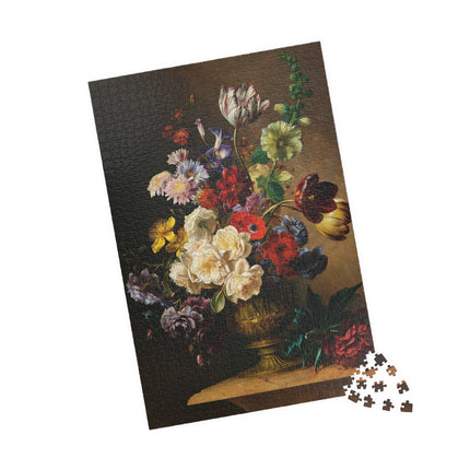 Floral Still Life Jigsaw Puzzle — Hendrik Reekers Bouquet (110–1014 pcs)