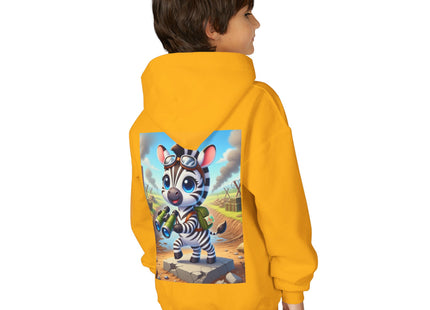 Zebra Lookout Youth Heavy Blend Hooded Sweatshirt