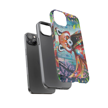 Cybernetic Red Panda Phone Cases