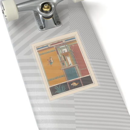 The most beautiful walls in Pompeii Pl.20 by Victor Steeger Kiss-Cut Stickers (4 Sizes)