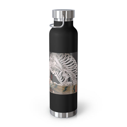 Mitsukuni Defying the Skeleton Spectre by Utagawa Kuniyoshi Copper Vacuum Insulated Bottle, 22oz