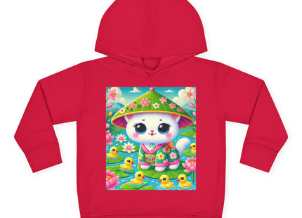 Lily Pond Stroll Toddler Pullover Fleece Hoodie