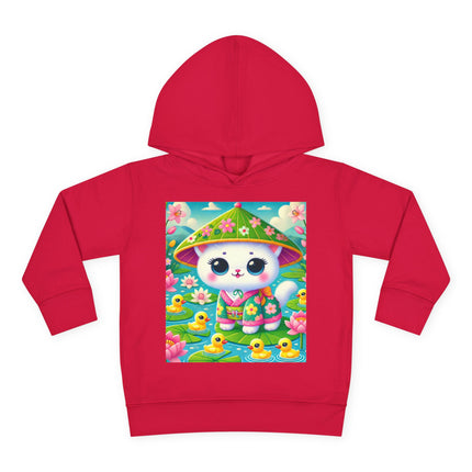 Lily Pond Stroll Toddler Pullover Fleece Hoodie