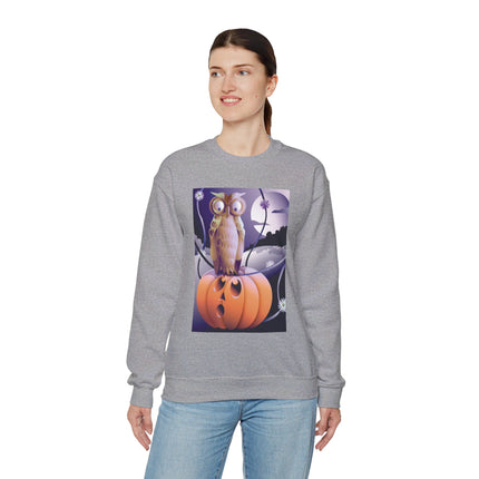 The Startled Pumpkin Unisex Heavy Blend™ Crewneck Sweatshirt