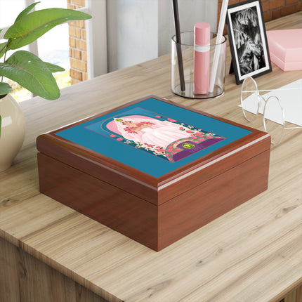 August & Peridot (from the Gem Series) by Sofia Chiostri Jewelry Box