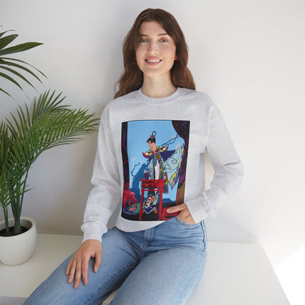 A Visual Journey by Umberto Brunelleschi Women's Heavy Blend™ Crewneck Sweatshirt