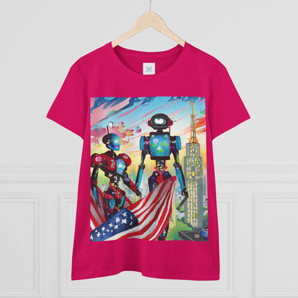 High Fashion Cyberpunk CIA Robots Cotton Tee