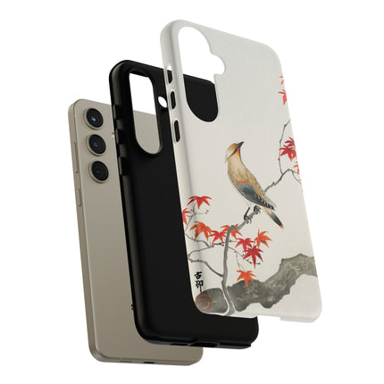 Japanese Bird on Maple by Ohara Koson Phone Cases