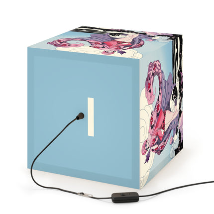 Goddess of the Swirling Sea Light Cube Lamp