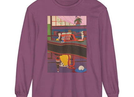 La Musique by Charles Martin Garment-dyed Long Sleeve T-Shirt