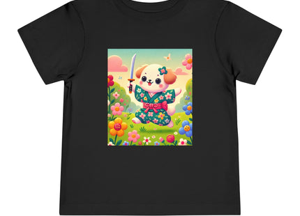 Blossom Pup’s Joyful Journey Toddler Short Sleeve Tee