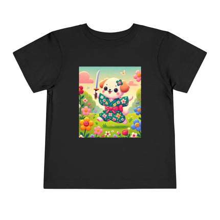 Blossom Pup’s Joyful Journey Toddler Short Sleeve Tee