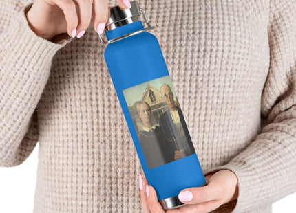 American Gothic by Grant Wood Copper Vacuum Insulated Bottle, 22oz