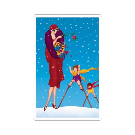 Snowfall & Couture Kiss-Cut Stickers (4 Sizes)