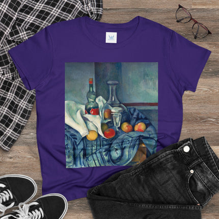The Peppermint Bottle by Paul Cézanne Women's Midweight Cotton Tee