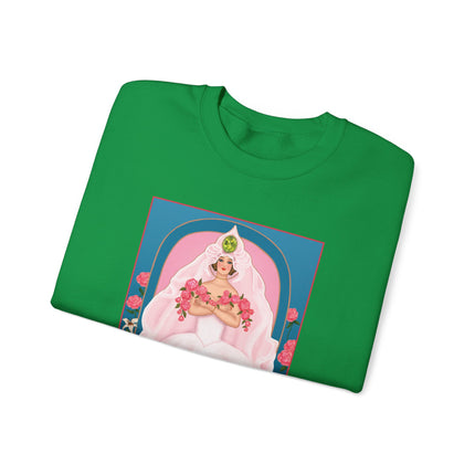 August & Peridot (from the Gem Series) by Sofia Chiostri Unisex Heavy Blend™ Crewneck Sweatshirt