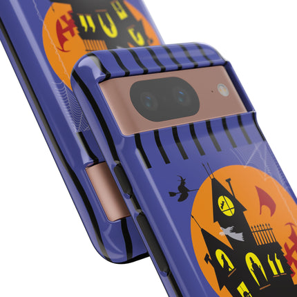 Halloween Night at the Haunted House Phone Cases
