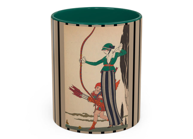 L'Arc Rouge by George Barbier Colorful Mugs (11oz, 15oz)