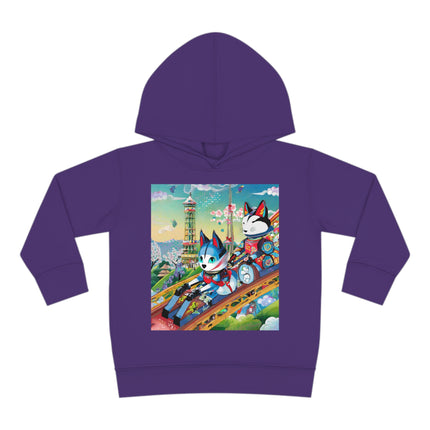 Kitsune Carnival Toddler Pullover Fleece Hoodie