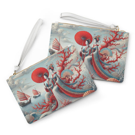 Ladies by the Quiet Sea Clutch Bag