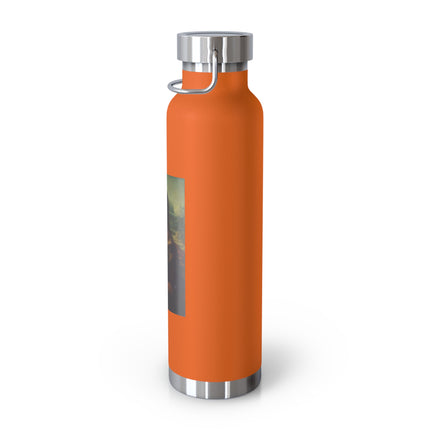 Mona Lisa by Leonardo da Vinci Copper Vacuum Insulated Bottle, 22oz
